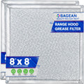 Bagean Stove Hood Vent Filter 8x8 Inch BCC024600 Fits Ventline Range Hood