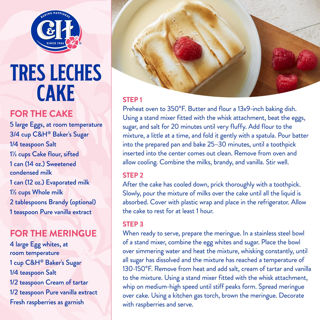 Ultrafine Baker's Sugar, 3.5 lb Tub, 2 Pack - with Recipe Card