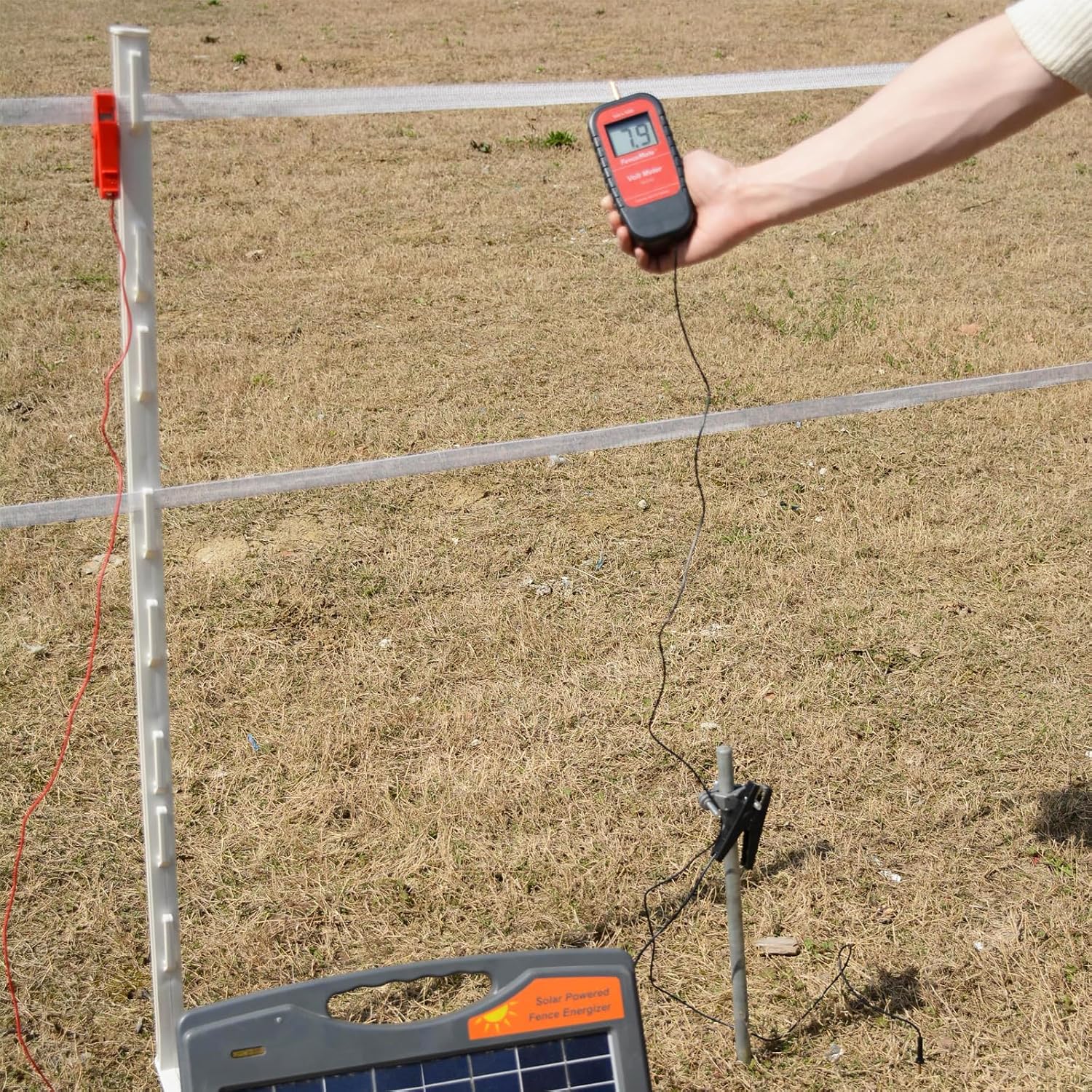 Digital Volt Meter for Electric Fence, Range up to 15,000 V