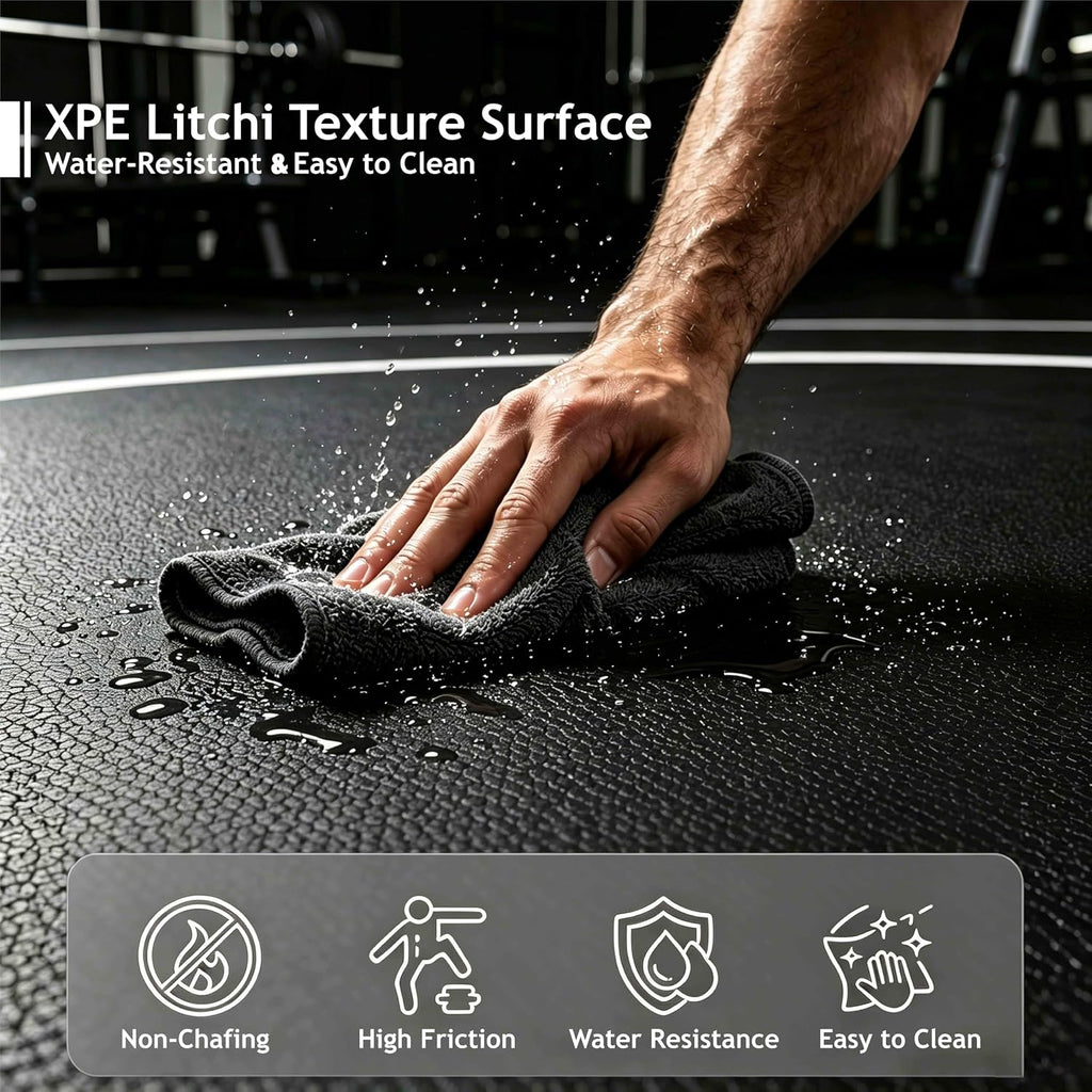 Roll-Up Wrestling Mat, 1.2" XPE Foam for BJJ Jiu Jitsu & Judo | Waterproof PVC Cover, Easy-Clean Non-Slip Finish