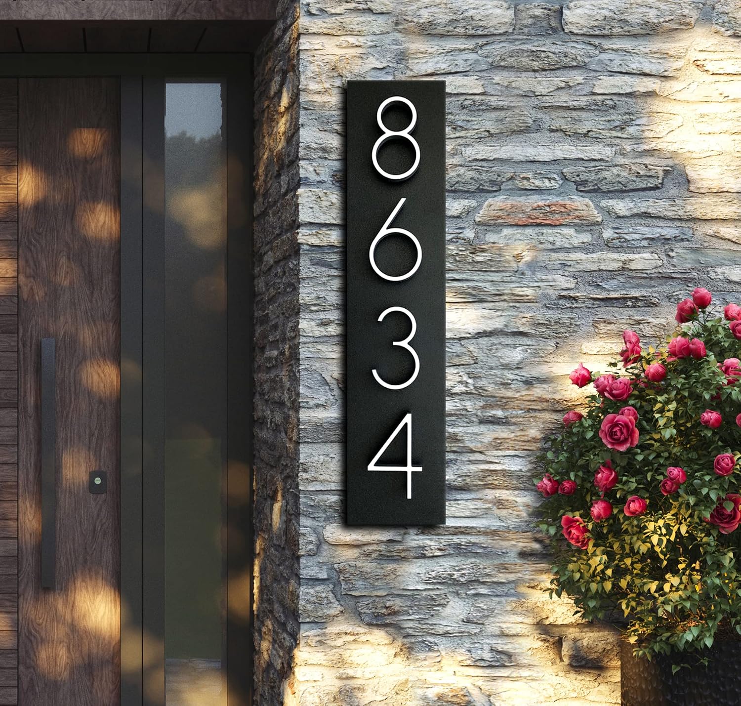 House Numbers | Address number in Vertical and Horizontal mode | Address plaques for outside | Personalized gift |
