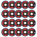 EZARC Zirconia Flap Discs 40/60/80/120 Grit, 4-1/2 x 7/8, Type 29, 20-Pack