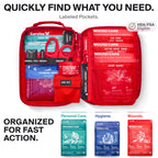 Small First Aid Kit, Emergency Kit for 1-2 People