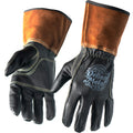 TIG Welding Gloves - Premium Black Goatskin Leather (Medium)