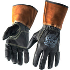 TIG Welding Gloves - Premium Black Goatskin Leather (Medium)
