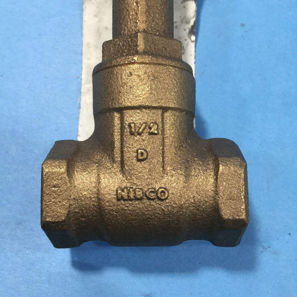 Nibco 1/2 in. 125# Bronze Threaded Rising Stem Gate Valve