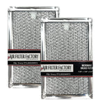 Air Filter Factory Grease Filter PFILB002MRFO Replacement For Sharp Microwave 12-Layer Aluminum Grease Filters 2-Pack