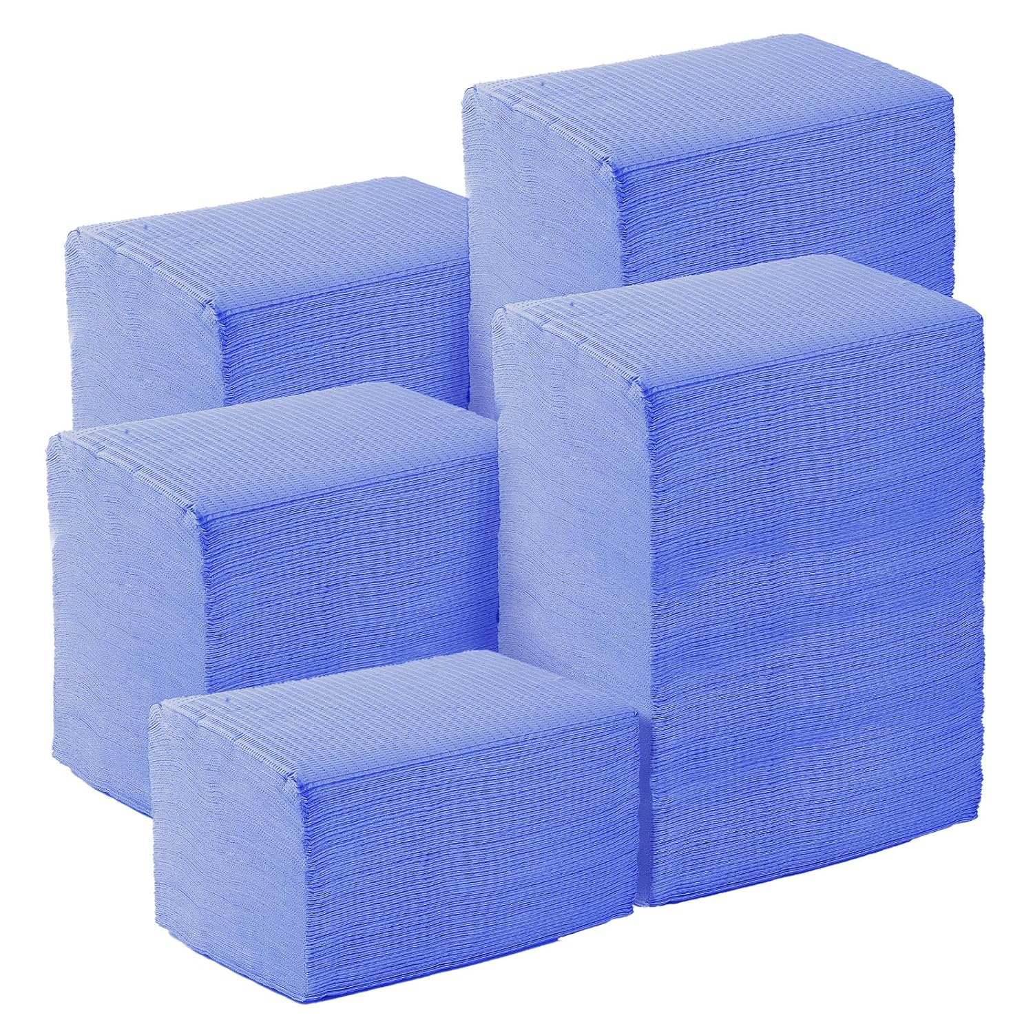 Dental Bibs 500pcs,Disposable Tattoo Bibs Patient Bibs 3 Ply Waterproof | 13" x 18" Dark Blue, Tray Covers Nail Paper