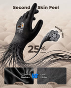 ComfyCut A4 Cut Resistant Work Gloves, 12 Pairs, Dark Gray, Large