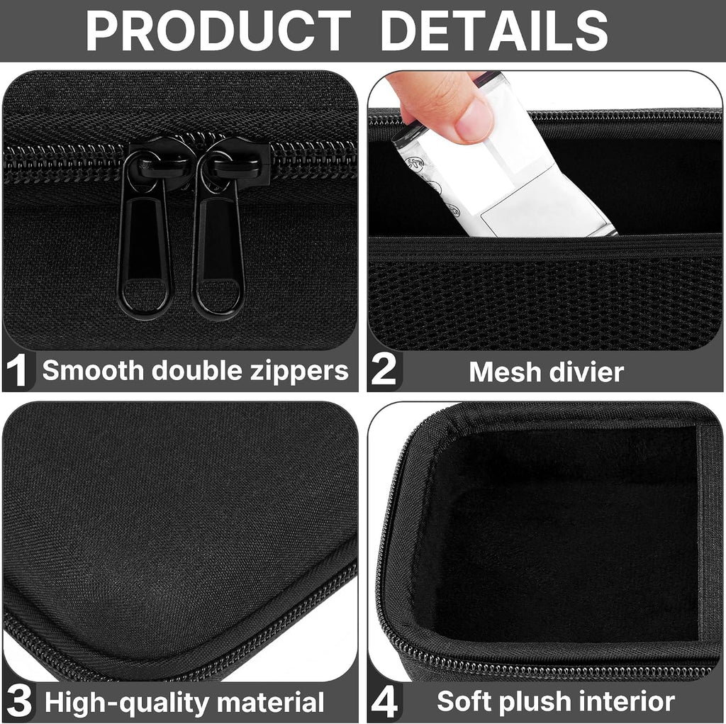 Hard EVA Carrying Case (Case Only) - Fetal Doppler & Baby Heartbeat Monitor Protective Storage Bag Compatible with