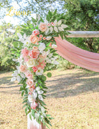 Artificial Wedding Arch Flowers, 2 Large Floral Swags