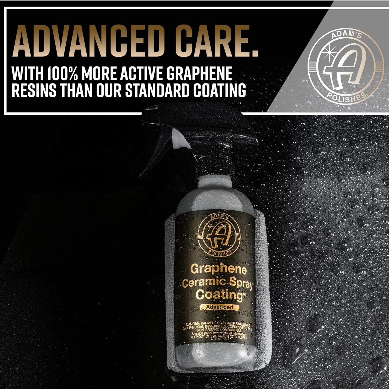 Advanced Graphene Ceramic Spray Coating - 18+ Months Sprayable Graphene Oxide Ceramic Coating for Cars, Boats, RV's &