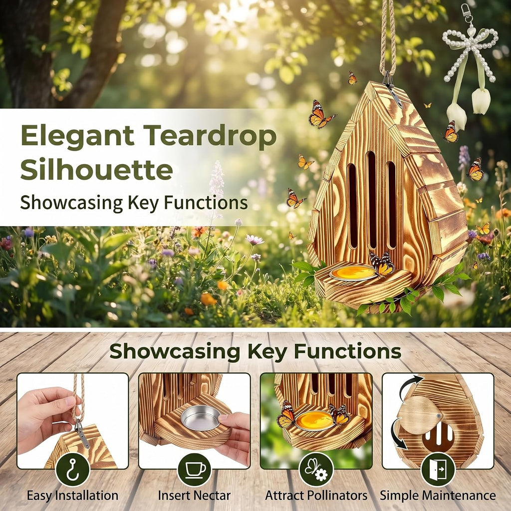 Butterfly Houses for Garden - Experience the Beauty of Nature (1pc)