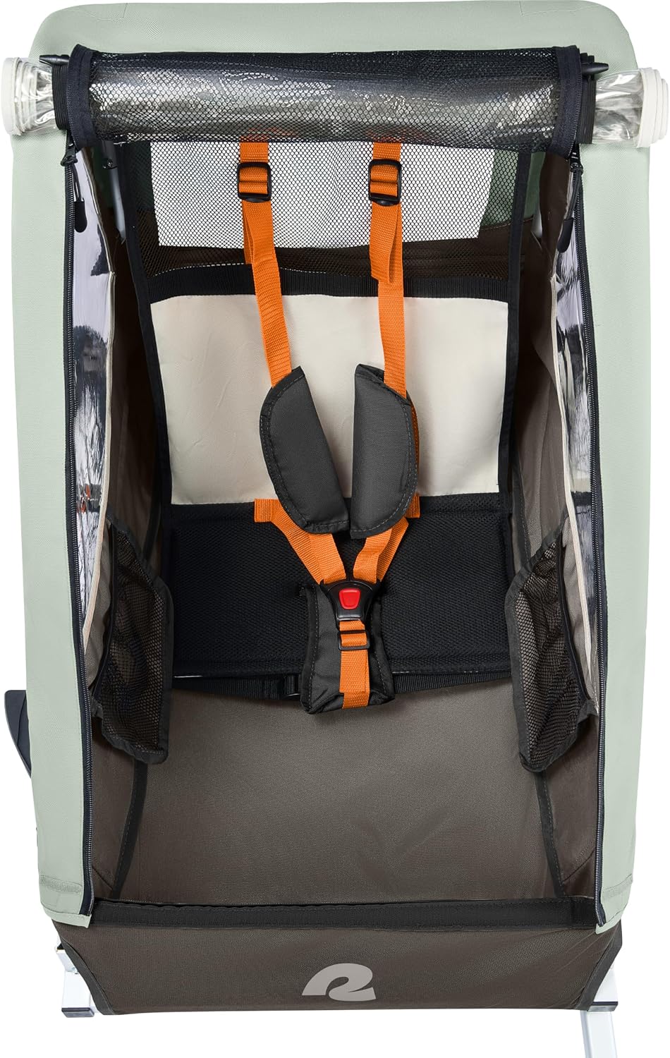 Rover Plus Bike Trailer for Kids - Foldable Single/Double Passenger Design with 5-Point Safety Harness