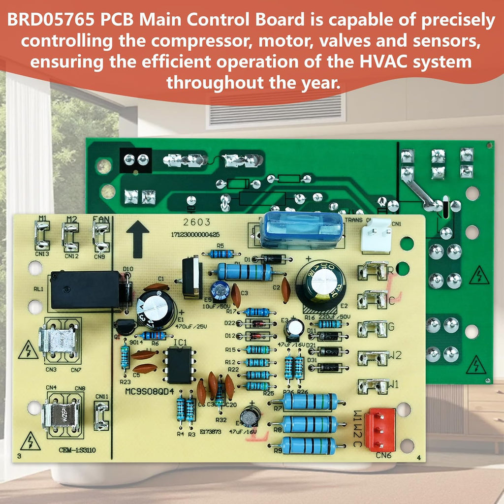 BRD05765 Control Board Replacement for Trane BRD5765 PCB Main Control Board