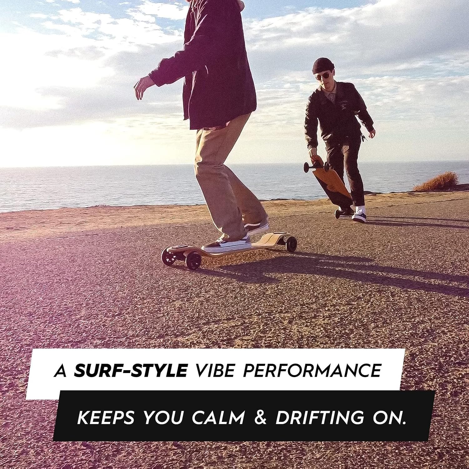 Longboards Bamboo Longboards for Cruising, Carving, Free-Style, Downhill and Dancing (Bamboo Drop & Fiberglass