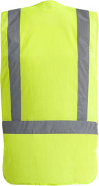 High Reflective Vest - Construction Vest - Universal Fit - ANSI/ISEA Class 2 - Sweat-Free With Reflective Material