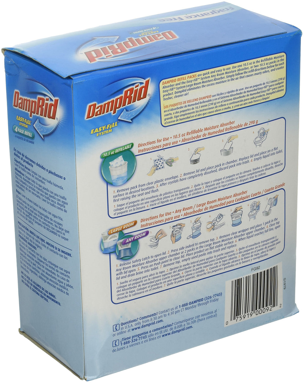 DampRid Easy-Fill Moisture Absorber Refill