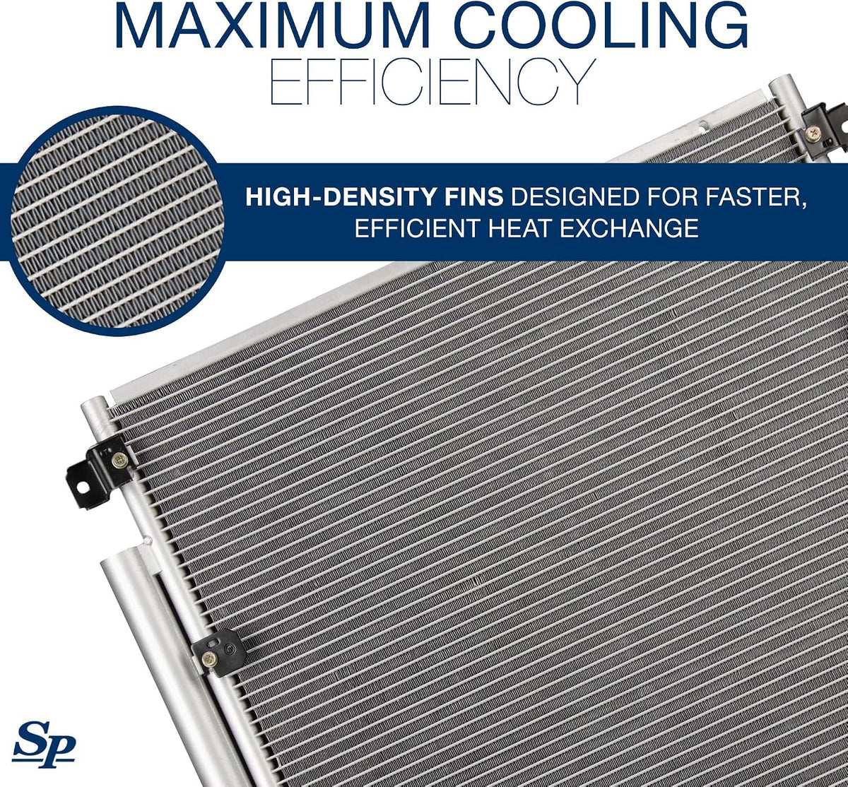 Spectra Premium 7-4283 Air Conditioning AC Condenser Compatible With Cadillac Escalade, Chevrolet Cheyenne, Silverado 1500, Silverado 2500, Suburban, Tahoe, GMC Sierra, Sierra 1500 and Yukon