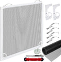 Window Screen Frame Kit 48inX48in Fiberglass Window Screen Replacement Kit Includes Full Set of Tools Suitable for