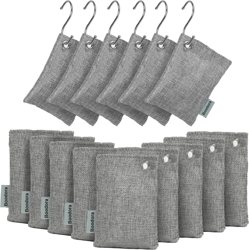 Activated Charcoal Bags, 15 Pack, 70g Bamboo Charcoal