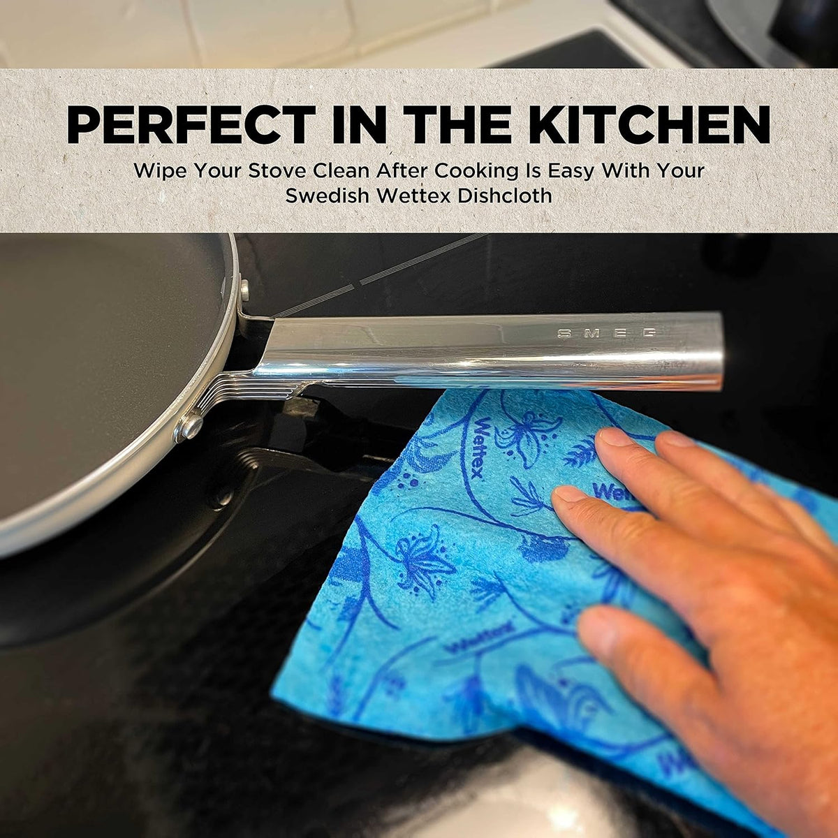 The Original Swedish Dishcloth for Kitchen 10 Pack