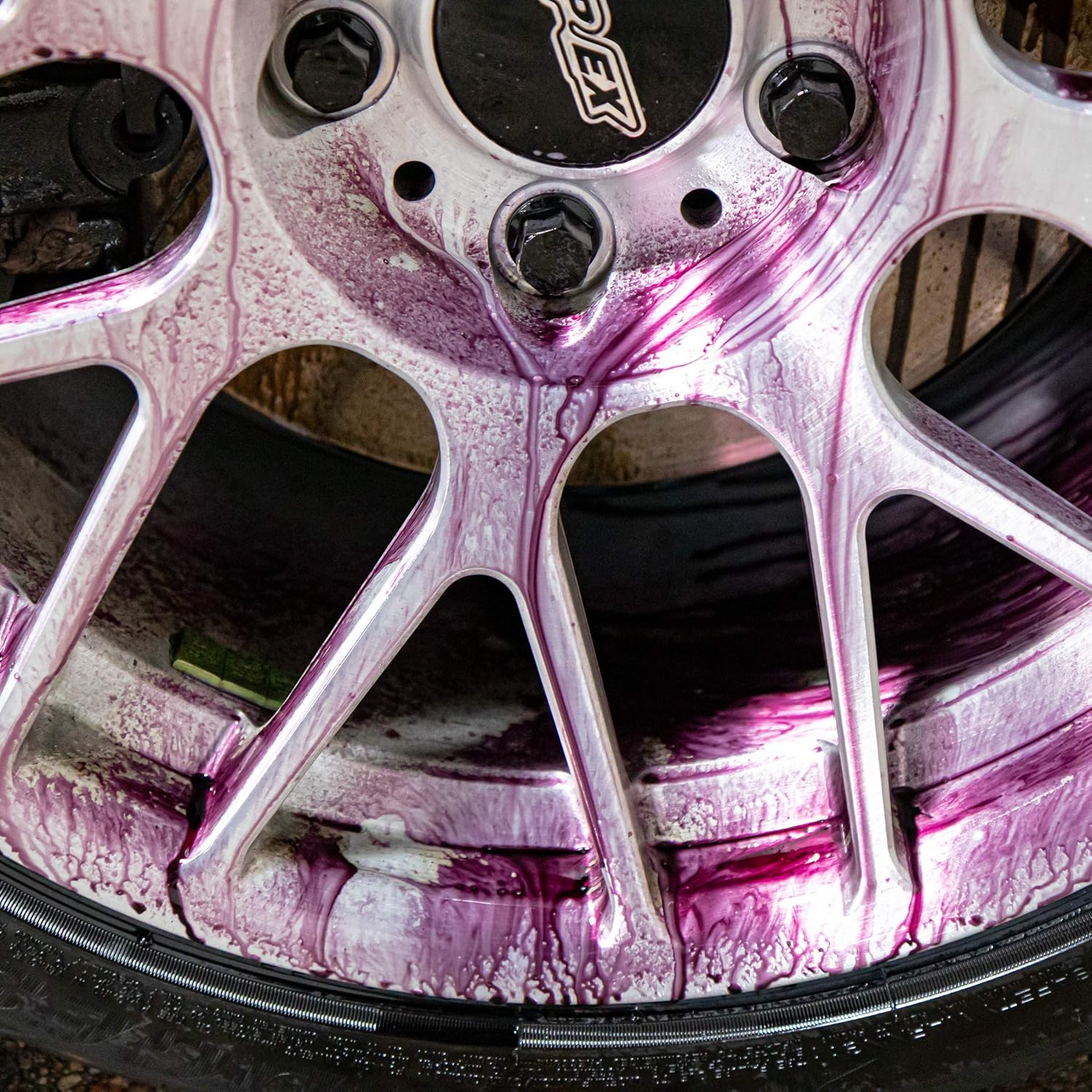 Iron Redefined Paint Cleaner and Fallout Remover Color-Change Formula | pH neutral iron remover turns purple on