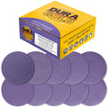 Premium 6" Purple Film Ceramic Sanding Discs, 50 Disc Variety Pack, Grits 60, 80, 120, 180, 220, 320, 400, 600, 800
