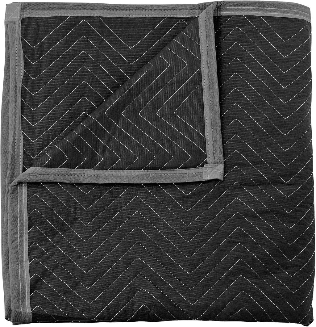 12 Moving & Packing Blankets - Heavy Duty Pro - 80" x 72" (90 lb/dz weight) - Professional Quilted Shipping Furniture