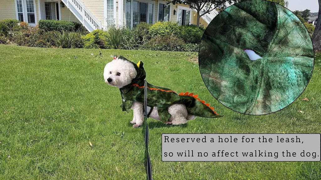 Alligator Dog Costume Dog Halloween Costume Crocodile Cosplay Hoodie Coats
