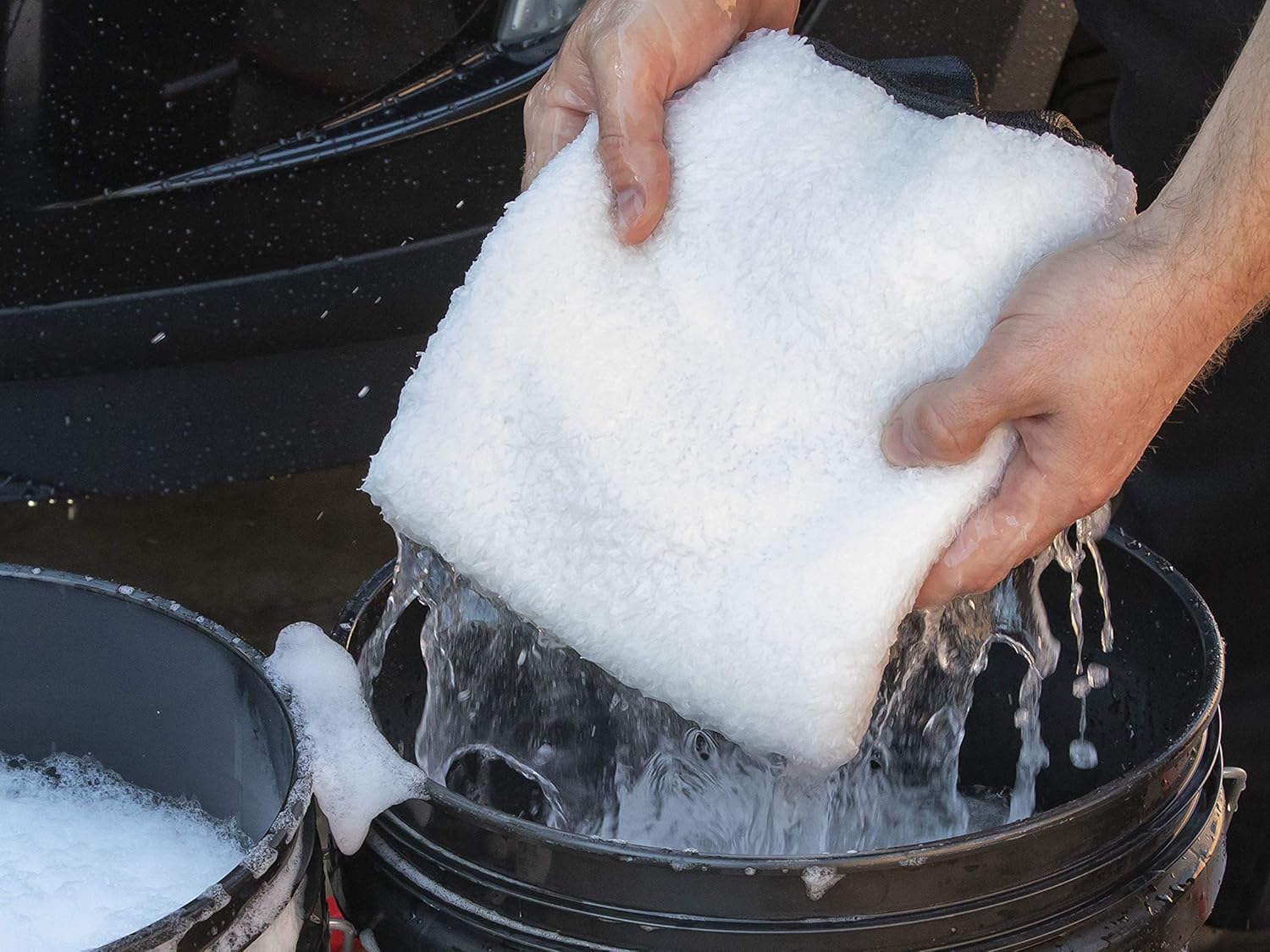 Microfiber Wash Mitt, 1 Pack | Car Wash Mitt For Diy Drivers & Detailers—Designed For Scratch-Free Washing, Use On