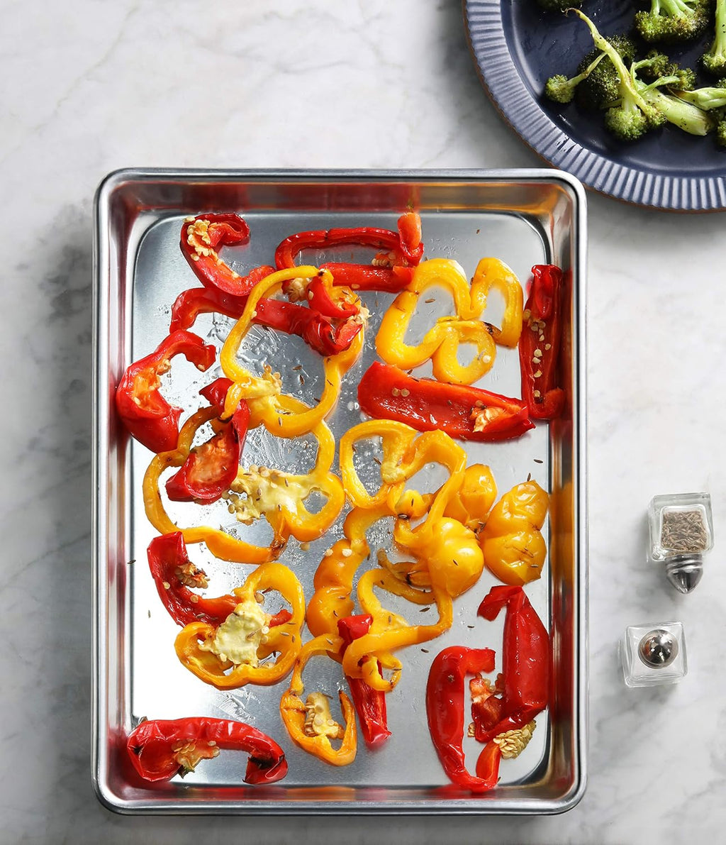 Sheet Pan/Bun Pan, Quarter Size, 9 x 13 x 1 inch