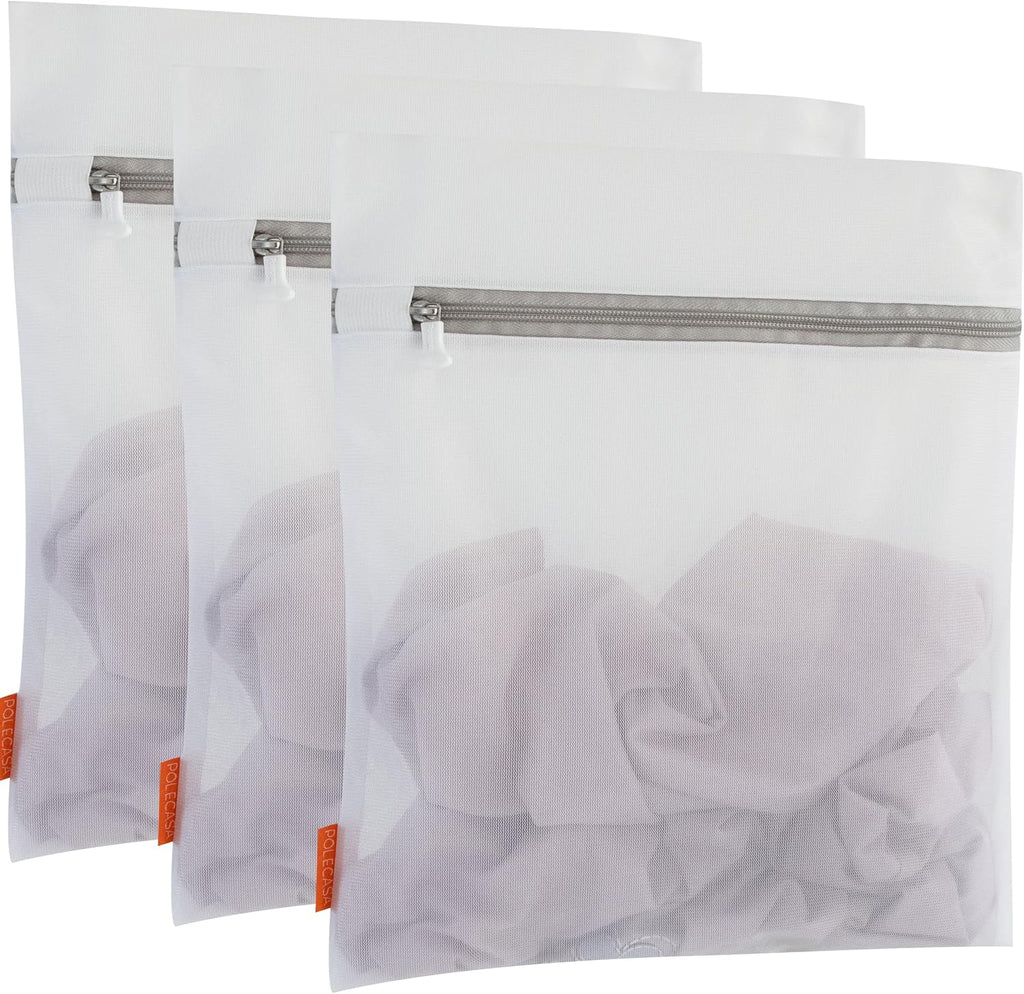 Mesh Laundry Bags 3 Pack (Large, 16 x 20") | Durable Zipper