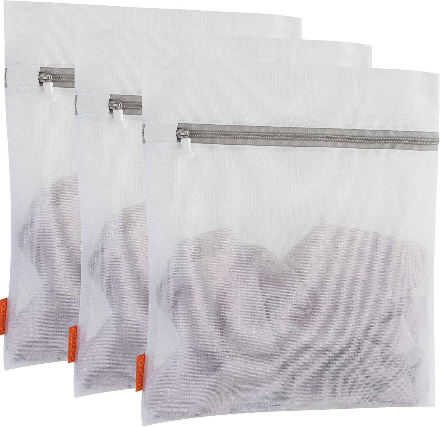 Mesh Laundry Bags 3 Pack (Large, 16 x 20") | Durable Zipper