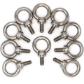 Stainless Steel Machinery Shoulder Lifting Eye Bolt (M6, 10 Items)