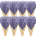 8 Bundles Dried Lavender 16 Inches for Home Wedding Party Decor