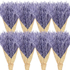 8 Bundles Dried Lavender 16 Inches for Home Wedding Party Decor