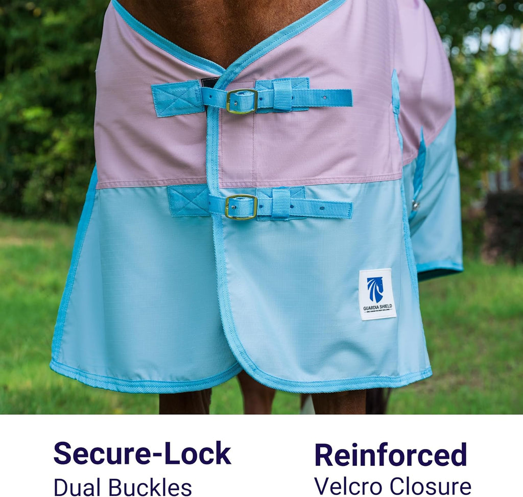 Horse Turnout Rain Sheet | 600 Denier Ripstop Turnout Blanket No Fill (0g) | Waterproof Lightweight Breathable |