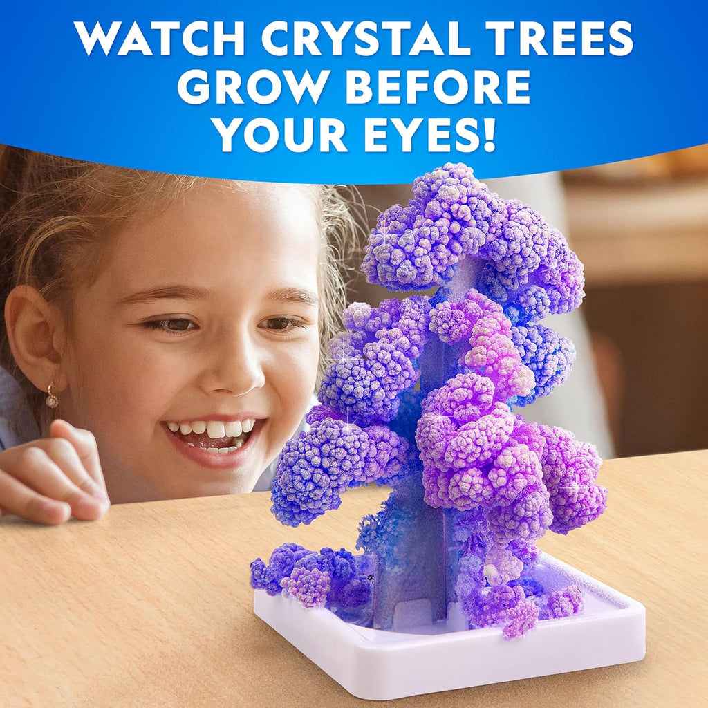 National Geographic Crystal Growing Kit with 5 Unique Activities | Glow-in-the-Dark Crystal, Underwater Crystals