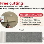 Linen Repair Tape 4x70 Inch Self-Adhesive Couch Patch Repair Fabric Patch for