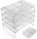 Cooling Rack 15”x10”, 4-Tier Collapsible for Cooking and Baking