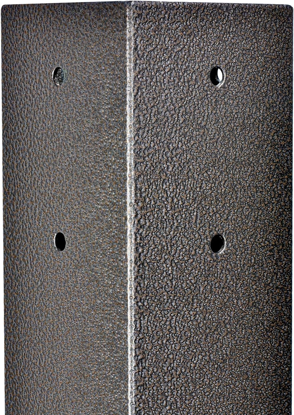 In-Ground Heavy Duty Steel Mailbox Post for Mail Boss Mailboxes | Rot-proof alternative to wood posts, powder-coated