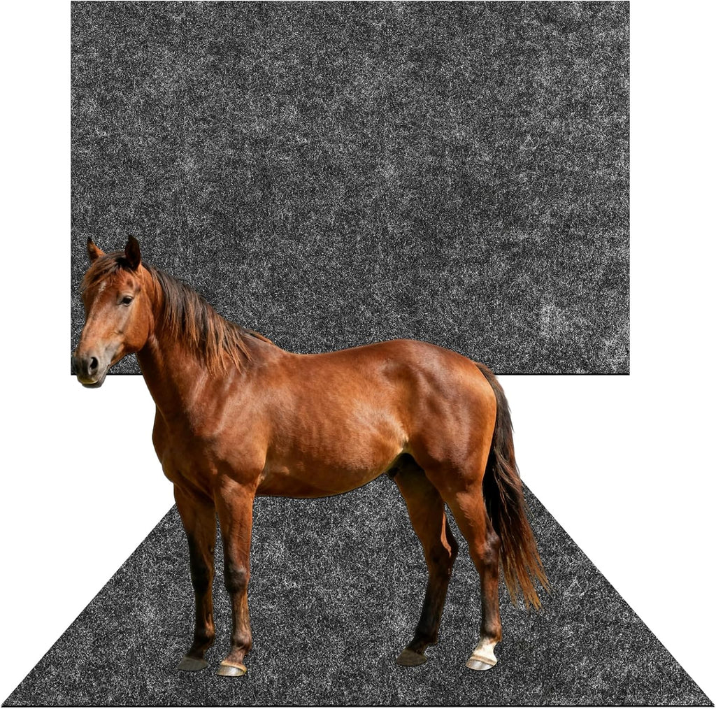 4x6 Ft Horse Stall Mat, Thick Stable Mat, Absorbent Lightweight Washable Floor Mat for Keeps Stable Barns Kennels