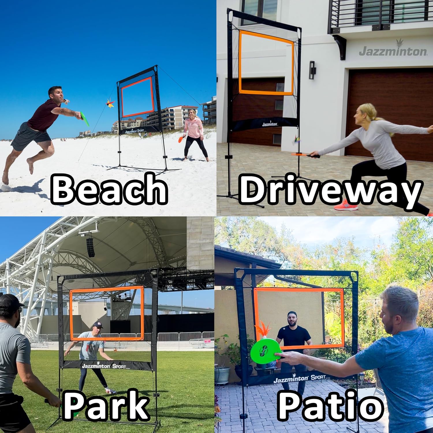 Sport – The Original Paddle Game with Net for Indoors & Outdoors – Active, Joint-Friendly Family Fun – Like