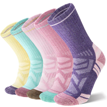 Merino Wool Hiking Socks, Enhanced Breathability, for Men and Women