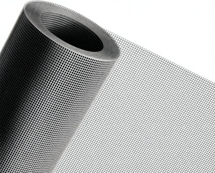 Heavy-Duty Window Screen Mesh, Screen Replacement for Windows & Doors, 48"W x 99"L