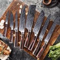 Seido Master 8-Piece Japanese Knife Set, High-Carbon Stainless Steel
