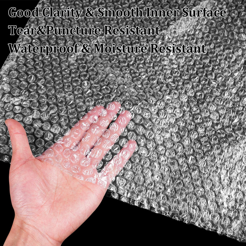 14PCS Clear Bubble Out Bags, 18x22" Large Bubble Pouches Wrap Bag