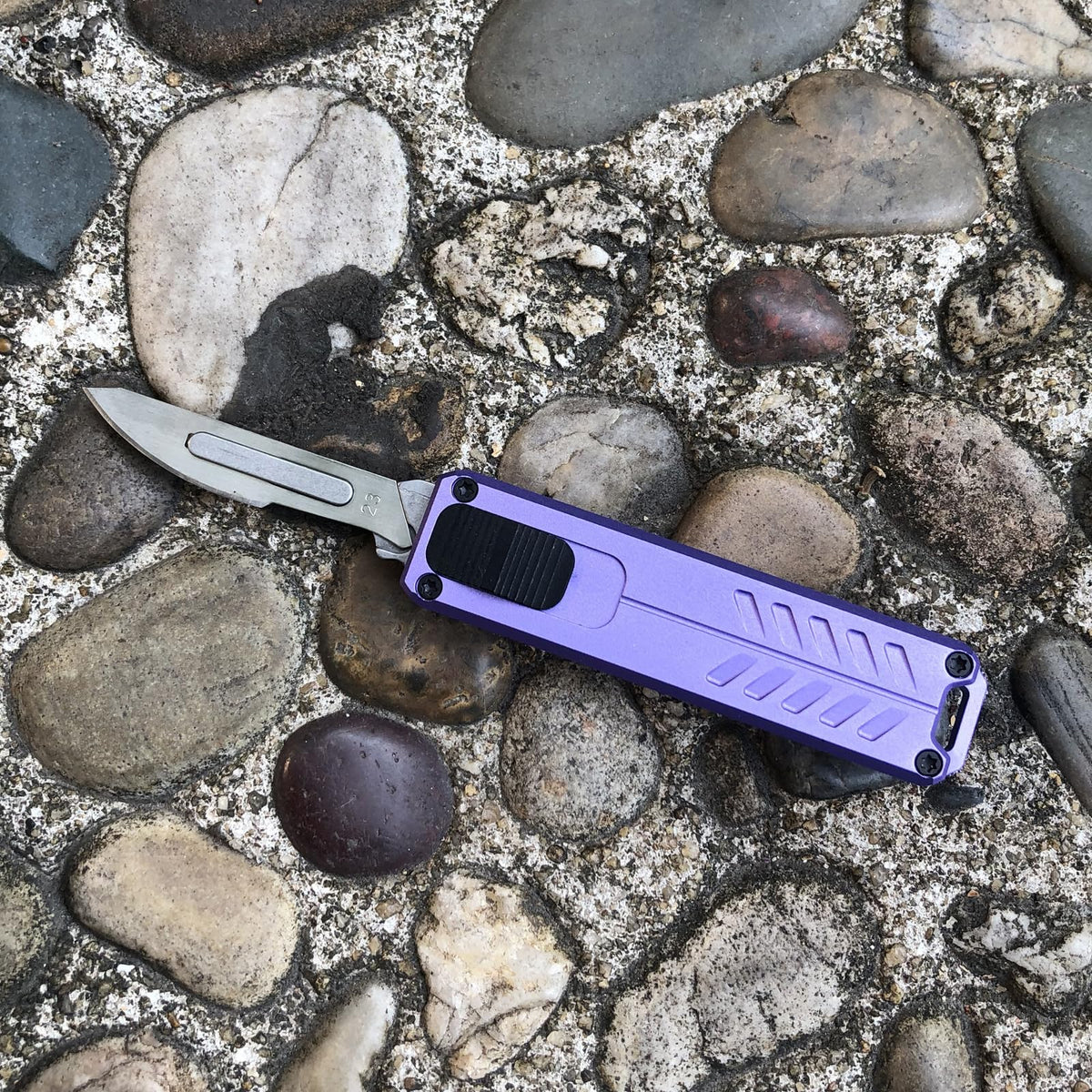 EDC Retractable Scalpel Knife, Mini Automatic Box Cutter