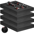 4 Pcs 16" x 12" x 2" Pick-and-Pluck Foam Padding Sheets